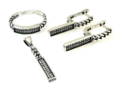 Set argint 925 cod S160_7.7_337 Set argint 925 cod S160_7.7_337